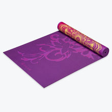 Load image into Gallery viewer, Reversible Royal Bouquet Yoga Mat (6mm)