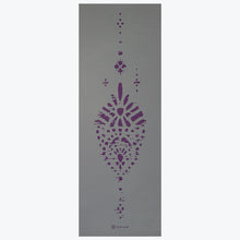 Load image into Gallery viewer, Reversible Plum Etching Yoga Mat (6mm)