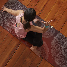 Load image into Gallery viewer, Premium Metallic Sunset Yoga Mat (6mm)