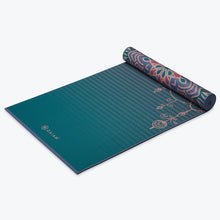 Load image into Gallery viewer, Premium Reversible Jade Salutation Yoga Mat (6mm)