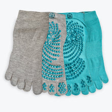 Load image into Gallery viewer, Grippy Classic Yoga Socks - 2 Pack