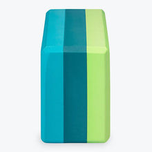 Load image into Gallery viewer, Tri-Color Yoga Block