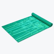 Load image into Gallery viewer, Green Bamboo Yoga Mat (4mm)