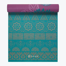 Load image into Gallery viewer, Reversible Kiku Yoga Mat (6mm)