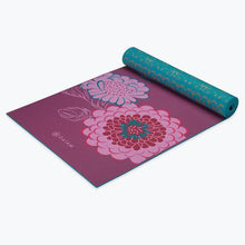 Load image into Gallery viewer, Reversible Kiku Yoga Mat (6mm)